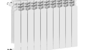 Aluminijasti radiator s 10 elementi, višine 572 mm, širine 804 mm, z 20-letno garancijo.